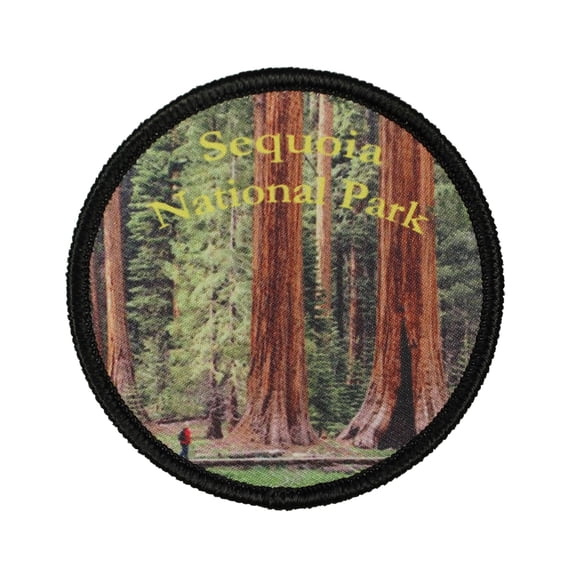 Sequoia National Park Patch Travel California Dye Sublimation Iron On Applique