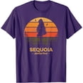 thumbnail image 1 of Sequoia National Park Retro Vintage Souvenir Gift Unisex T-Shirt for Men Women Kids Toddler,Purple Color,Size YM, 1 of 5