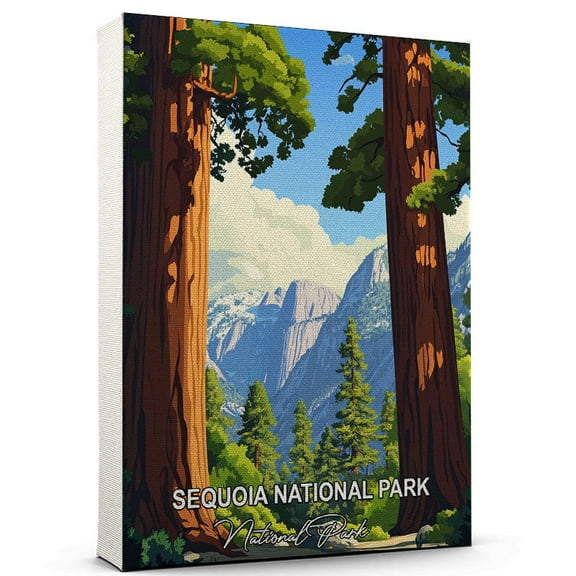 Sequoia National Park Travel Global Destination Canvas  National Park Canvas  Celebrate Your Favorite Destination  A Sophisticated Touch to Any Room
