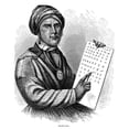 thumbnail image 1 of Sequoya. Nnative American Scholar With His Printed Cherokee Alphabet. Wood Engraving American 1870. Print, 1 of 1