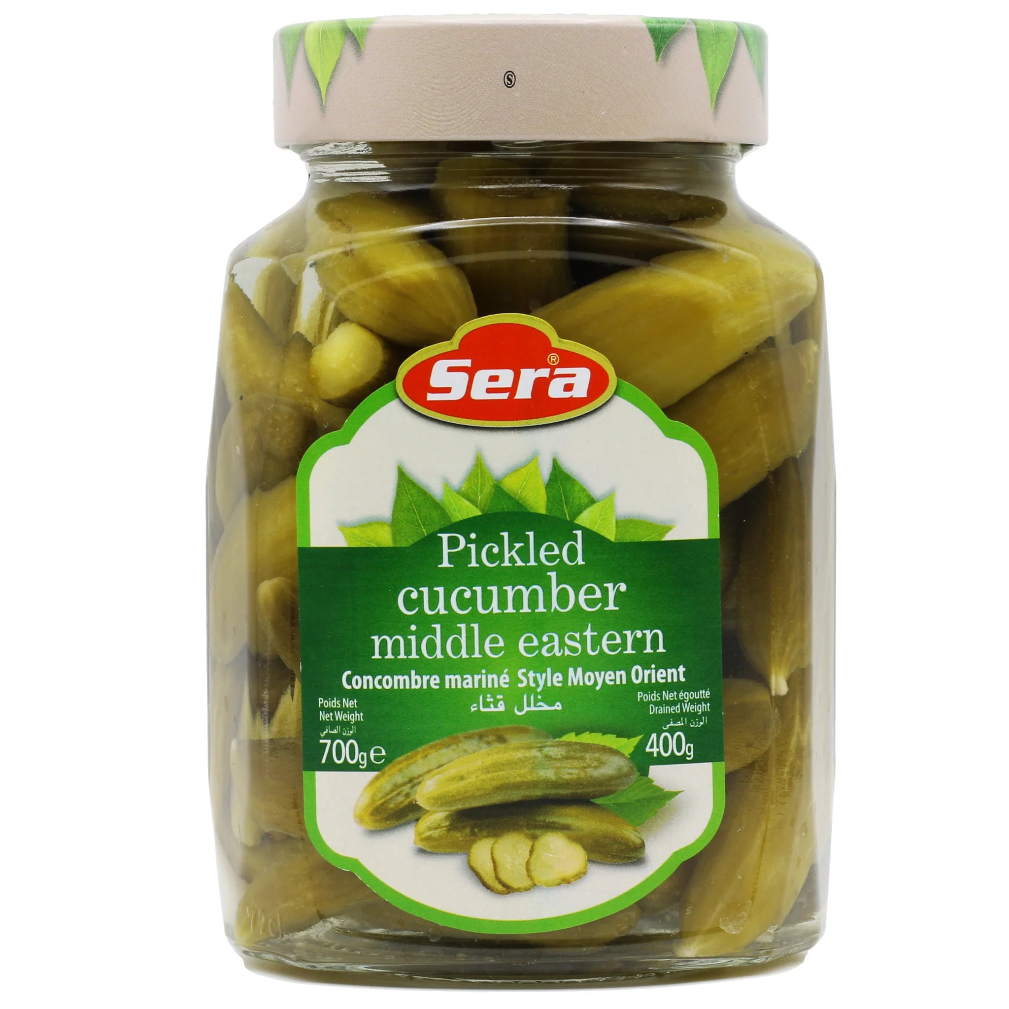 Sera Cucumber Middle Eastern Pickles 24.69 Oz ( 700 Gr)