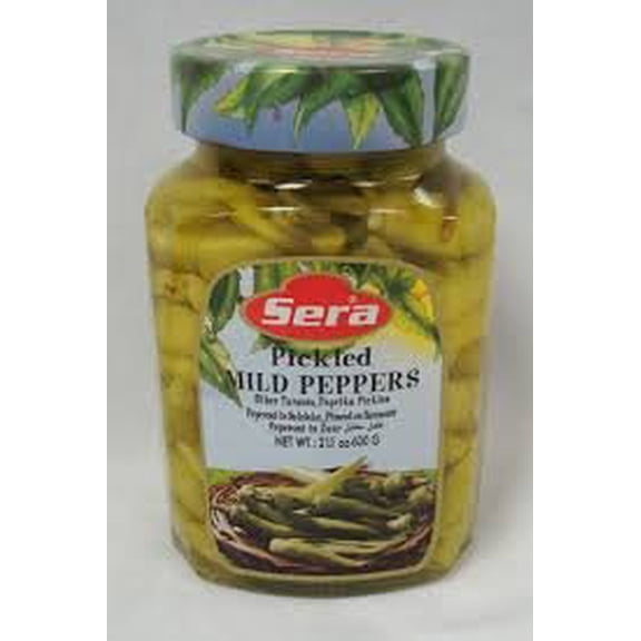 Sera Pickled Mild Peppers In Brine KKS122.6 Oz. Pk Of 1.