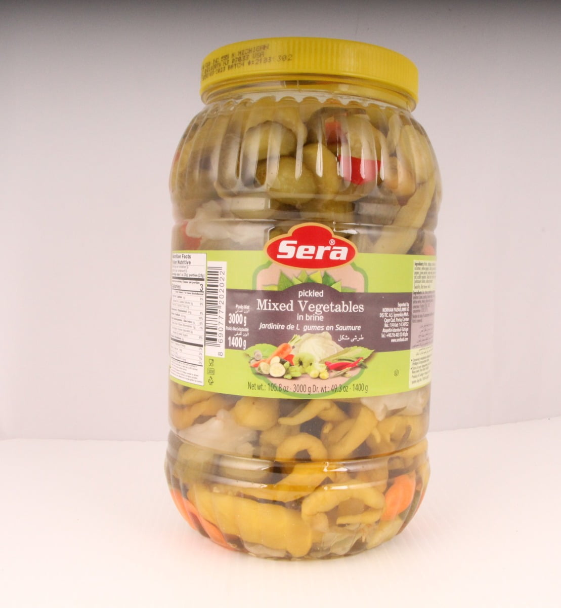 Sera Pickled Mixed Vegetables 3000 Gr