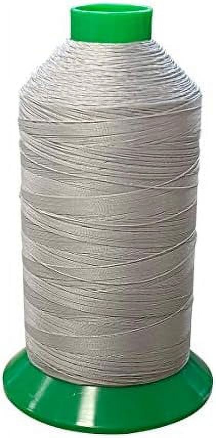 Serabond Bonded Thread 92 UV Resistant Heavy Duty Sewing Thread 8 oz Spool  - Can Be Used On Home Sewing Machines (Pearl Gray) 
