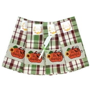 Serafina Home Autumn Kitchen Towels Set Fall Pumpkin with Sunflower and Bird Accent