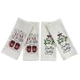 thumbnail image 1 of Serafina Home Christmas Holiday Kitchen Towels: Santa's Hot Cocoa Made with Love Served Daily, Set Of 4, 1 of 2