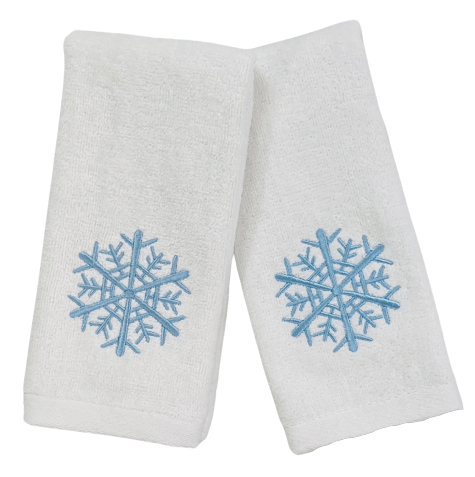 Serafina Home Decorative Bathroom Christmas Fingertip Towels