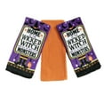thumbnail image 1 of Serafina Home Halloween Hand Towels: Home of The Witch and Her Little Monsters, Cute Humor, Soft Absorbent Cotton (Witch Mama), 1 of 4