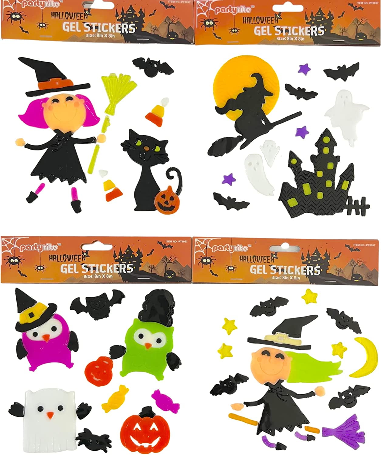 Serafina Home Halloween Window Gel Clings Hocus Pocus Witch's Pack