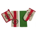 thumbnail image 1 of Serafina Home Holiday Winter Kitchen Towels Pot Holder Set: Christmas Joy And Wreaths, Set Of Four, 1 of 5