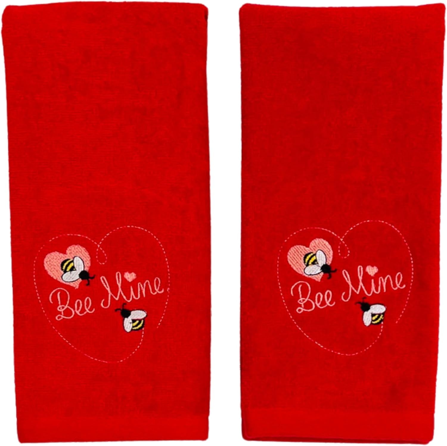 Serafina Home Soft Absorbent Funny Cotton Valentine Hand Towels ...