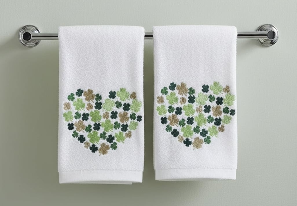 Serafina Home St. Patrick's Day Irish Kitchen Bath Guest Hand Fingertip ...