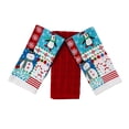 thumbnail image 1 of Serafina Home Winter Christmas Kitchen Towels Set: Snowman and Penguin with Candy Canes Gumdrops Holiday Mints (Snow Friends), 1 of 5