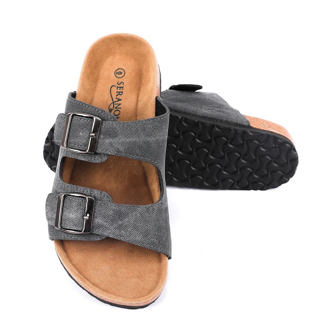 Cape Robbin Women's Transparent Slide Sandals - Slip-On Mule Shoes (Keko)