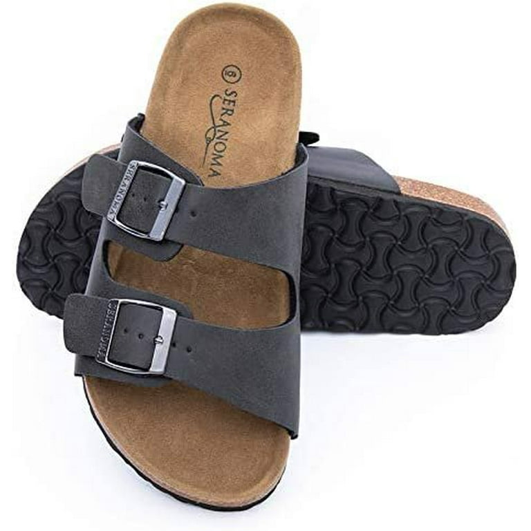 Ladies footbed sandals shop