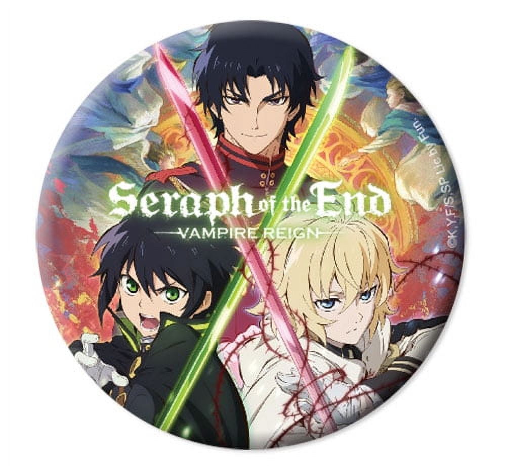 Seraph of The End Yuichiro Mikaela & Guren Anime 1.25 Button GE-16696 