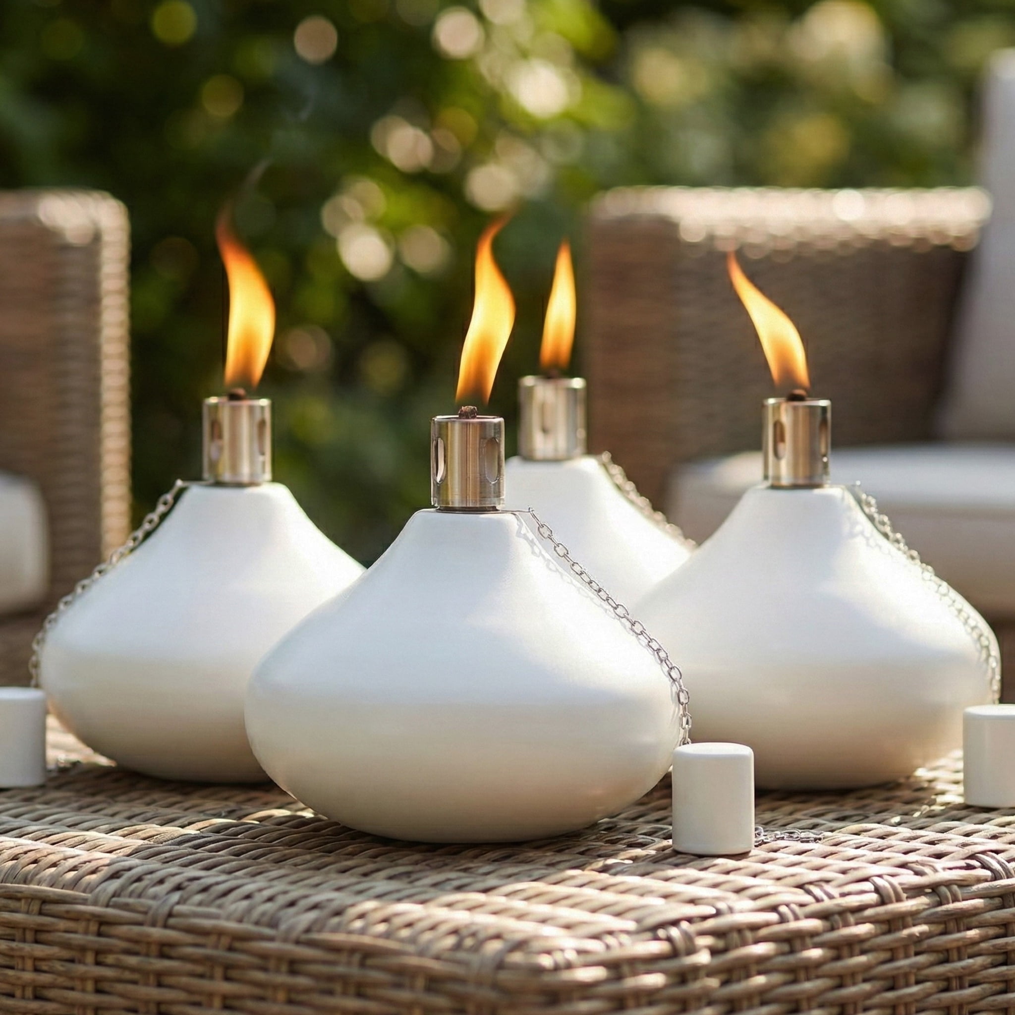 Seraphic 30oz Citronella Torch Candles for Outdoor Set of 4 - Walmart.com