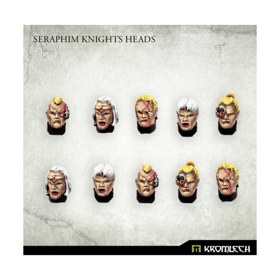 Kromlech Seraphim Knights Heads New