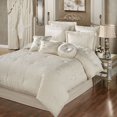 thumbnail image 1 of Seraphina Jacquard Woven Damask Ivory with Gold Lurex Comforter Set Comforter Set Queen, 1 of 1
