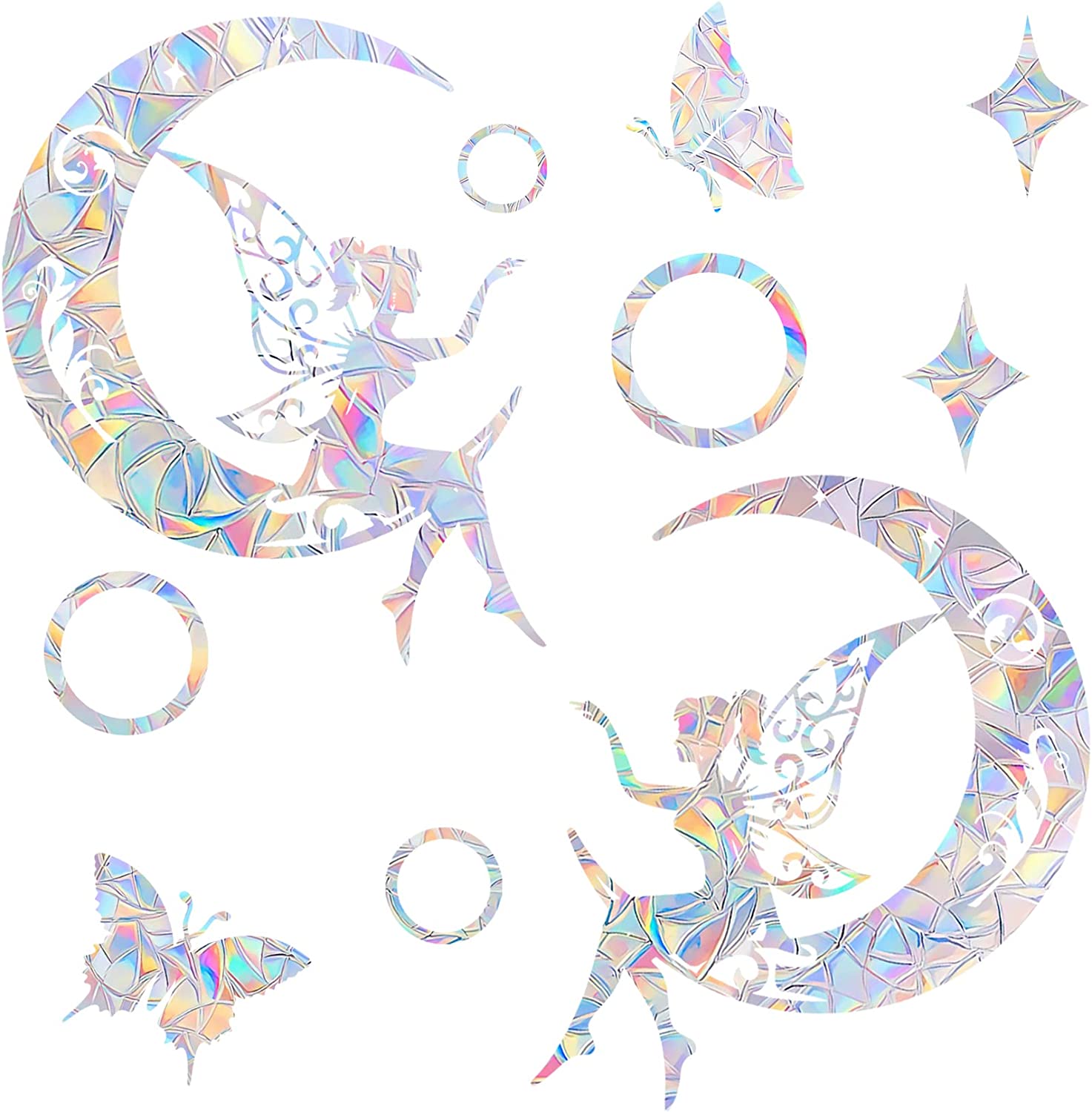 SeraphinaT Fairy Window Decals for Bird Strikes AntiCollision Window