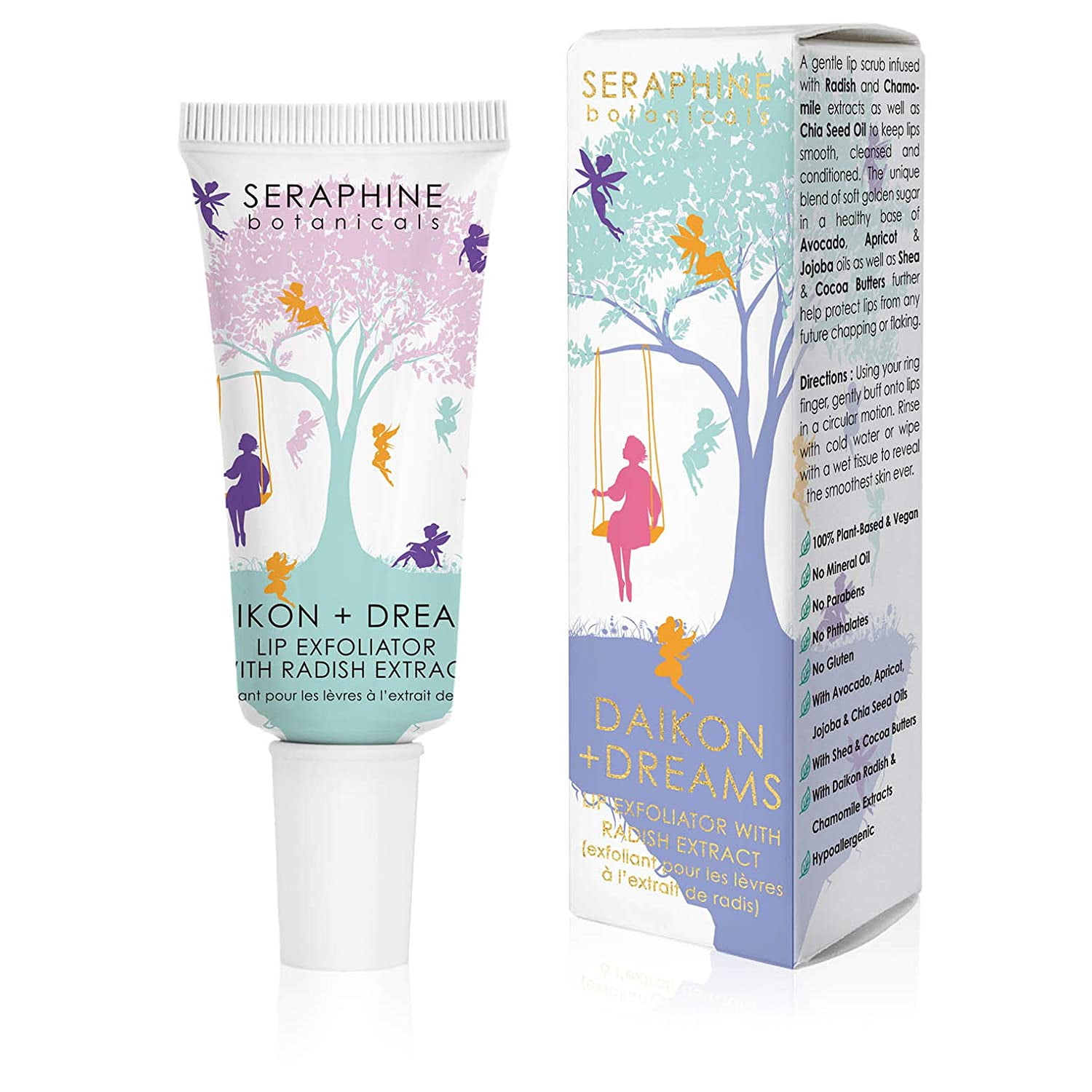 Seraphine Botanicals Daikon + Dreams Lip Exfoliator With Radish