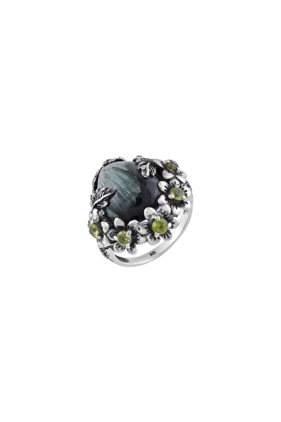 Seraphinite Gemstone Ring