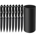 thumbnail image 1 of Steak Knives Set of 8 with Holder,Stainless Steel Serrated Kitchen Knives 6-Piece Cutting Knife in Knife Block, Dishwasher Safe, 1 of 9