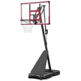 thumbnail image 1 of SERAY Basketball Hoop with 4.9-10 feet Height Adjustable for Kids/Adults, Portable Basketball Goal with 44 inch Backboard and 2 Wheels for Outdoor/Indoor Sports, 1 of 8