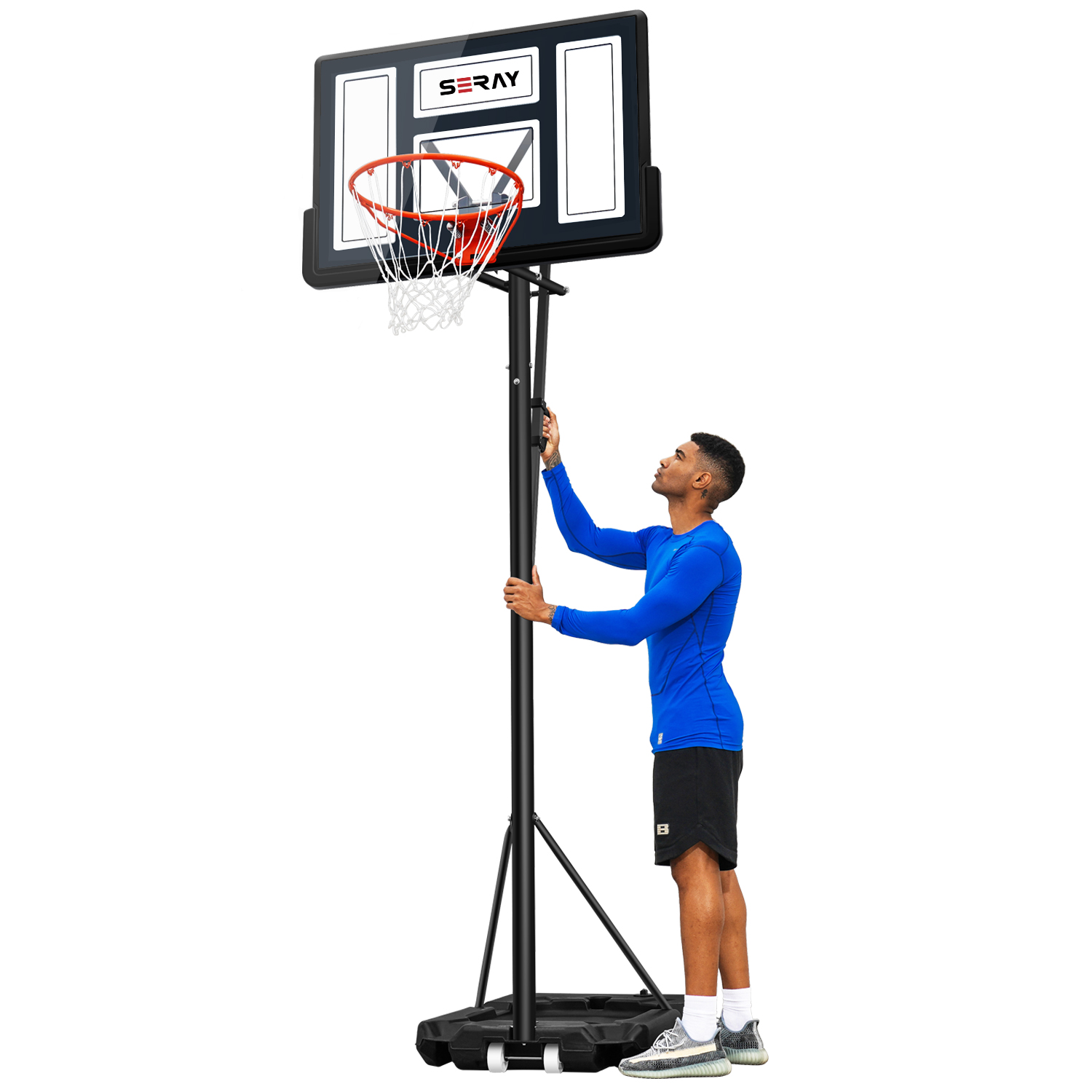 Silverback Weatherproof Basketball Pole Pad for Player Protection and