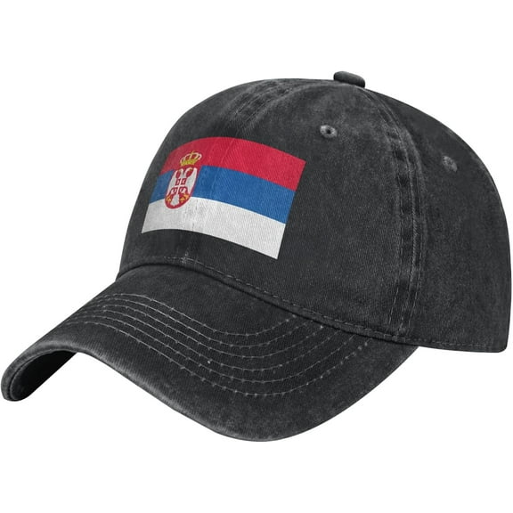 Serbia Flag Hat Men Women Baseball Cap Trucker Hat Cowboy Hat