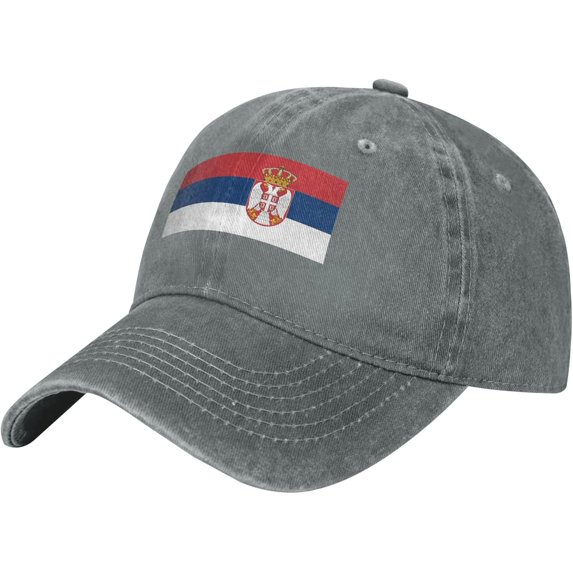Serbia Flag Hat for Men Dad Hat Graphic Caps