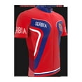 thumbnail image 1 of Serbia Full Zipper Bike Short Sleeve Cycling Jersey  for Men - Size 3XL, 1 of 4