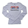thumbnail image 1 of Serbia Modern Pentathlon - Olympic Games - Rio - Flag Women's Long Sleeve Grey T-Shirt, 1 of 2