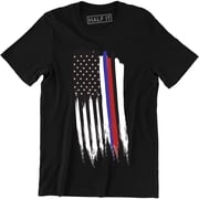 Serbia Text Flag Serbian Pride Republika Srbija Mens USA America T-Shirt