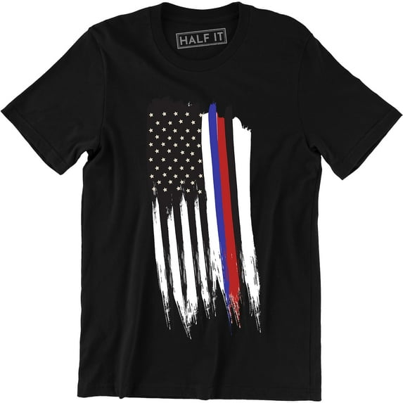 Serbia Text Flag Serbian Pride Republika Srbija Mens USA America T-Shirt