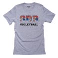 thumbnail image 1 of Serbia Volleyball - Olympic Games - Rio - Flag Men's Grey T-Shirt, 1 of 2