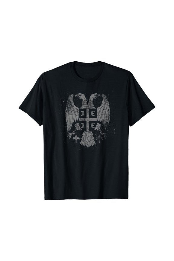Serbian Double Headed Eagle Tshirt for a Serbia Fan T-Shirt, Unisex T-Shirt