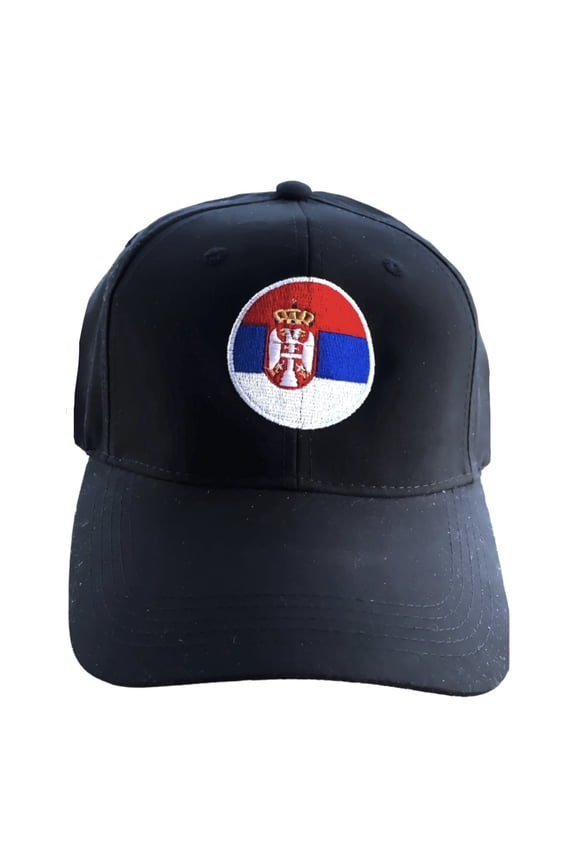 Serbian Flag Cap Embroidered ...Baseball Cap Custom Personalized Text Dad Hats for Men & Women Strap Closure