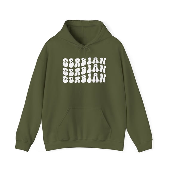 Serbian Serbia Mom Dad Sister Best Friend Hoodie, Gifts, Hooded Sweatshirt