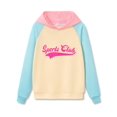 thumbnail image 1 of Serdomi Girls Hoodie Sweatshirts - Soft Long Sleeve Pullover Stylish Colorblocking Blue Pink Yellow Sports Size 16/18, 1 of 7