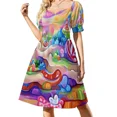 thumbnail image 1 of Sere Candyland Sleeveless Dress luxury woman party dress Woman fashion dress summer02 wom, 1 of 7