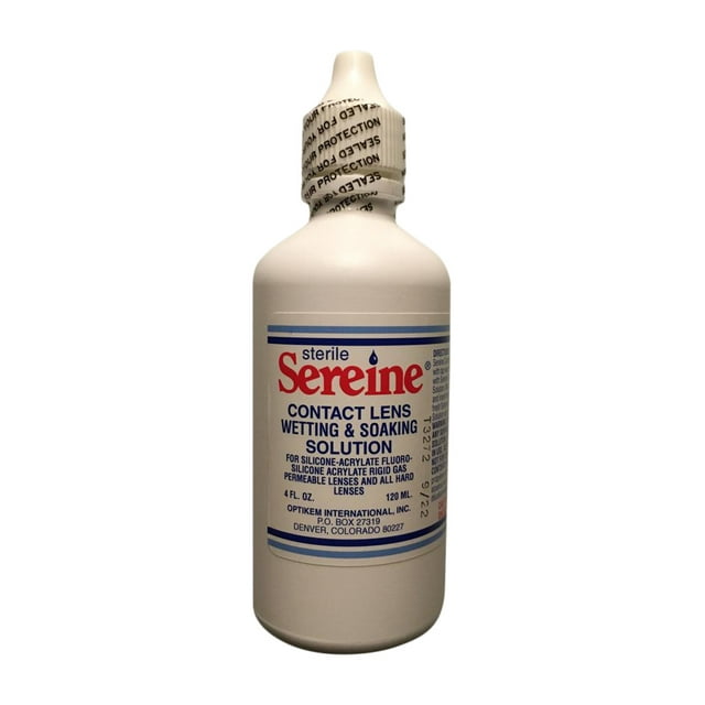Sereine Contact Lens Wetting and Soaking Solution, 4 fl oz