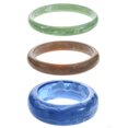 thumbnail image 1 of Seren Jewelry Chunky Bangle Bracelet 3 Piece Set, 1 of 4