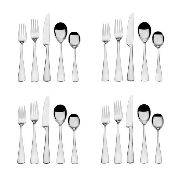Mikasa Serena Forged Stainless Steel 20pc. Flatware Set (Service for Four)