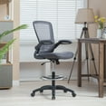 thumbnail image 1 of Serena Mesh Chair-Base Color:Black,Color:Light Gray, 1 of 10
