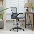 thumbnail image 1 of Serena Mesh Drafting Chair, Tall Office Chair for Standing Desk by Naomi Home-Base Color:Black,Color:Gray, 1 of 11