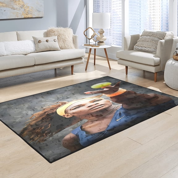 Serena Williams Custom Indoor Floor Mat.120x160cm(4'x5.2')