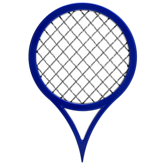 Serenable 1 Rigid Frame Hair Pick Comb Racket Design with Breathable Metal Mesh Surface for Volumizing Curly Coily Hair Unisex