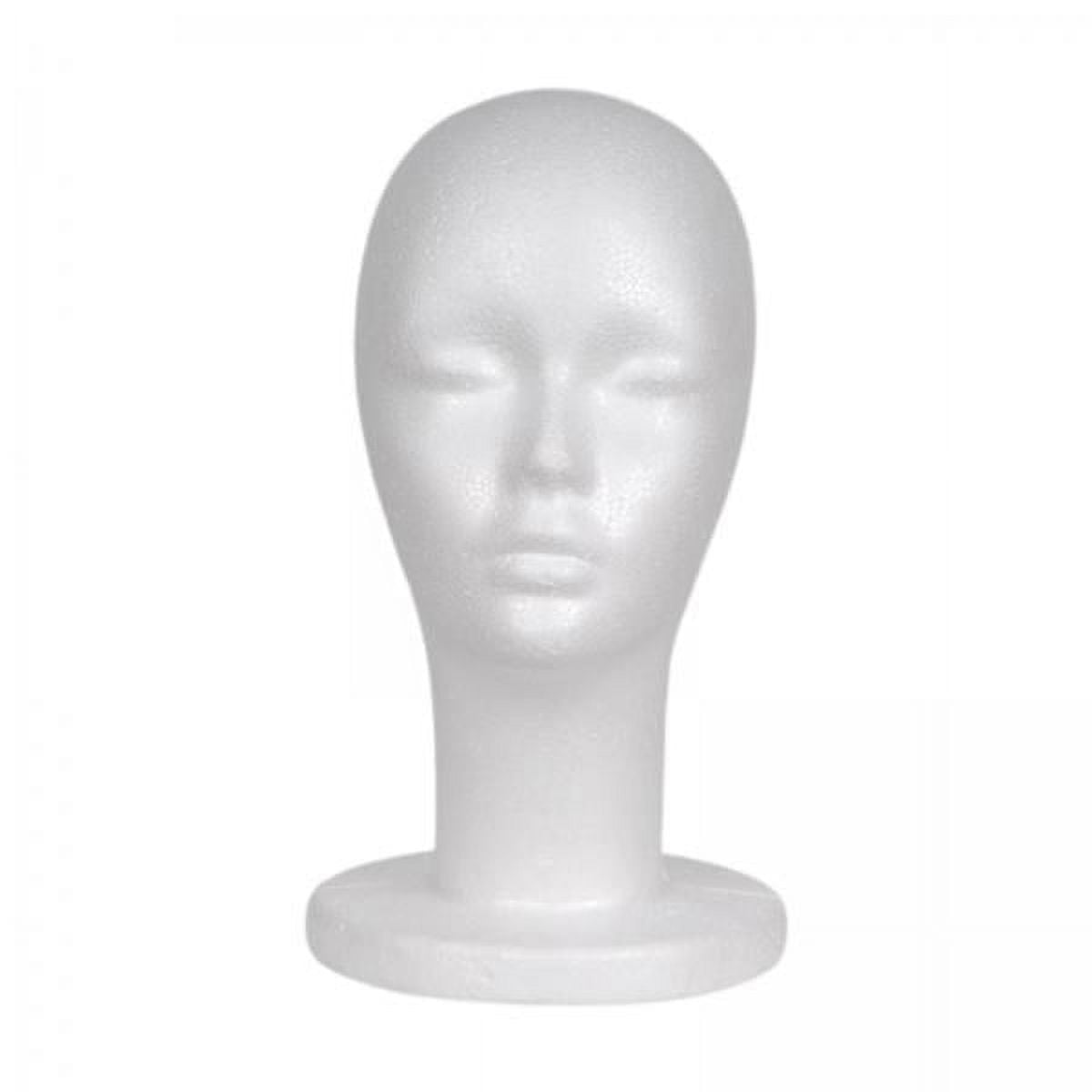 Serenable 2xFoam Mannequin Head Display Model for Stylist Clothing Stores