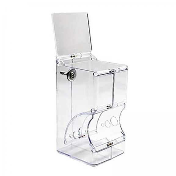 Serenable 2xHamster Feeder Acrylic Portable Gerbils Dwarf Hamster Mice Feeding Food Bowl 2 Pcs